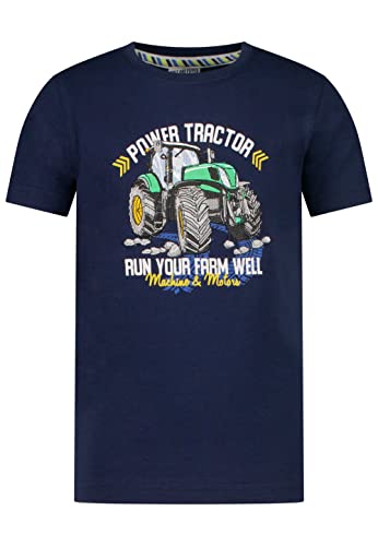 SALT AND PEPPER Jungen Boys S/S TractorPower EMBPrint T-Shirt, True Navy, Normal von SALT AND PEPPER