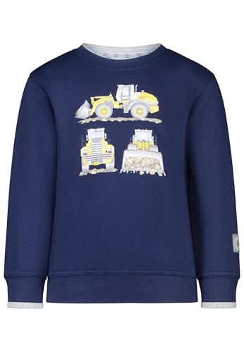SALT AND PEPPER Jungen Boys Sweat Print Radlader Baby- Und Kleinkind T-Shirt-Satz, True Navy, 104-110 EU von SALT AND PEPPER