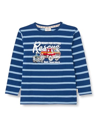SALT AND PEPPER Jungen Langarmshirt Geringelt mit Feuerwehr und Polizei von SALT AND PEPPER