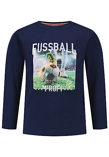 SALT AND PEPPER Jungen Langarmshirt mit Fussball Fotodruck Motiv von SALT AND PEPPER