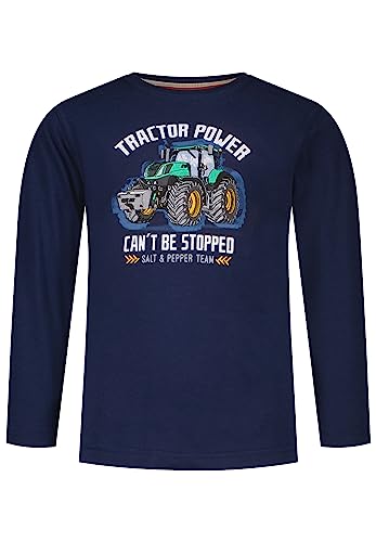 SALT AND PEPPER Jungen Langarmshirt mit Traktor Motiv auf beiden Seiten von SALT AND PEPPER