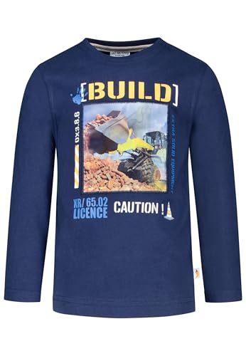 SALT AND PEPPER Jungen Longsleeve mit Bagger Hologramm Motiv von SALT AND PEPPER