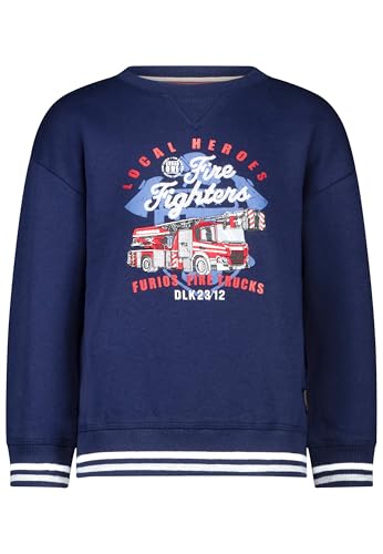 SALT AND PEPPER Jungen Sweatshirt mit Print und Stick Feuerwehr Motiv von SALT AND PEPPER