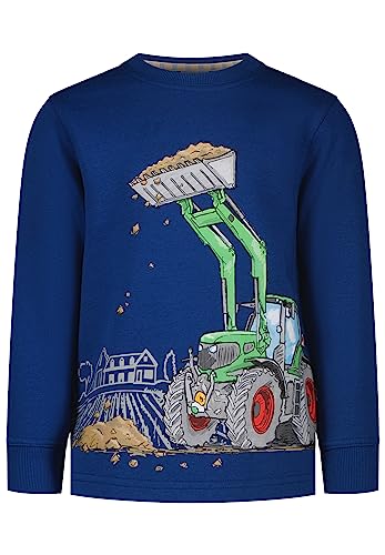 SALT AND PEPPER Jungen Sweatshirt mit gedrucktem Traktor Motiv aus Baumwolle von SALT AND PEPPER