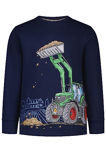 SALT AND PEPPER Jungen Sweatshirt mit gedrucktem Traktor Motiv aus Baumwolle von SALT AND PEPPER