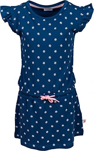 SALT AND PEPPER Mädchen Allover Blumen Druck Kleid, Ink Blue, 104/110 von SALT AND PEPPER