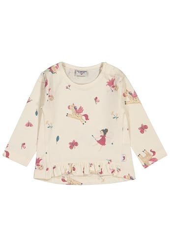 SALT AND PEPPER Mädchen B.Girls AOP Unicorn Baby- Und Kleinkind T-Shirt-Satz, Cream, 92 EU von SALT AND PEPPER