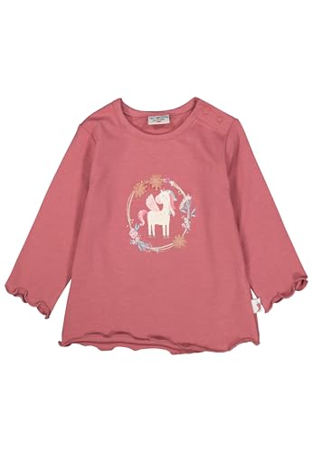 SALT AND PEPPER Mädchen B.Girls Unicorn Print Baby- Und Kleinkind T-Shirt-Satz, Heather Rose, 74 EU von SALT AND PEPPER