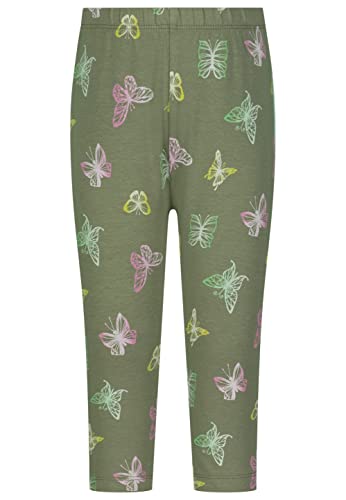 SALT AND PEPPER Mädchen Girls Capri Butterfly AOP Leggings, Cactus, normal von SALT AND PEPPER