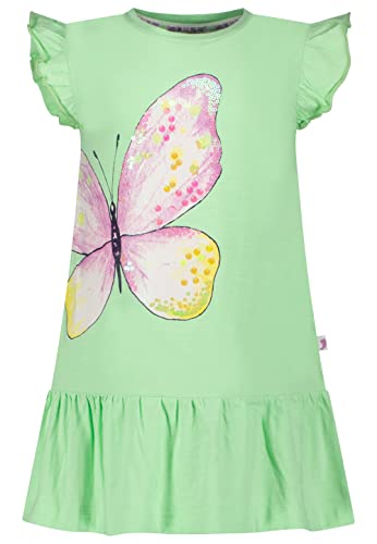 SALT AND PEPPER Mädchen Girls Dress Butterfly PrintSeq Kinderkleid, Jasmine Green, Normal von SALT AND PEPPER