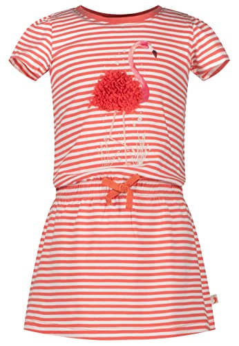 SALT AND PEPPER Mädchen Girls Dress YDStripes Flamingo Kinderkleid, Coral, Normal von SALT AND PEPPER