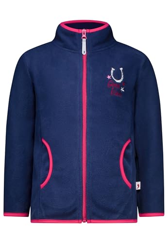 SALT AND PEPPER Mädchen Girls Jacket Horse Emb Fleece-Jacke, True Navy, Einheitsgröße EU von SALT AND PEPPER