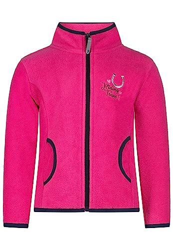 SALT AND PEPPER Mädchen Girls Polarfleece Jacket Horse Fleece-Jacke, Cranberry, 104/110 von SALT AND PEPPER