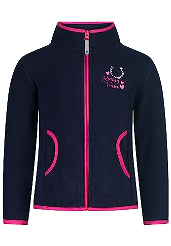 SALT AND PEPPER Mädchen Girls Polarfleece Jacket Horse Fleece-Jacke, True Navy, 92/98 von SALT AND PEPPER