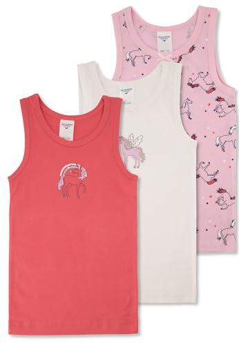 SALT AND PEPPER Mädchen Girls Singlet 3er Set Unicorn Unterhemd, Multi, 128-134 EU SALT AND PEPPER Mädchen Girls Singlet 3er Set Unicorn Unterhemd, Multi, 128-134 EU von SALT AND PEPPER