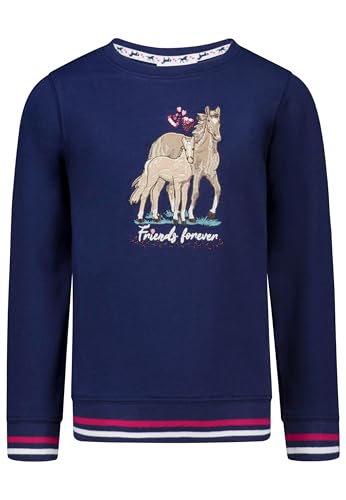 SALT AND PEPPER Mädchen Girls Sweat Emb Appl. Horse Baby- Und Kleinkind T-Shirt-Satz, True Navy, 140-146 EU von SALT AND PEPPER