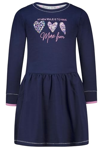 SALT AND PEPPER Mädchen Kleid mit Taschen Herzchen Motiv aus Pailletten von SALT AND PEPPER