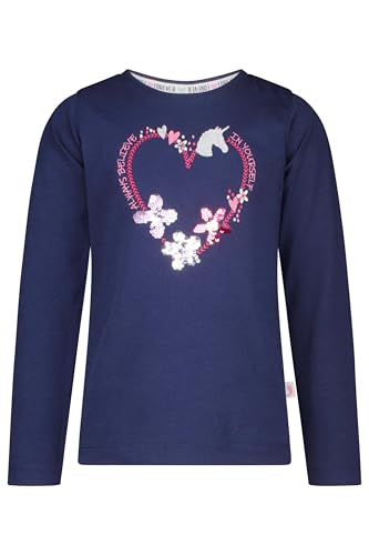 SALT AND PEPPER Mädchen Longsleeve mit Herz aus Wendepailetten von SALT AND PEPPER