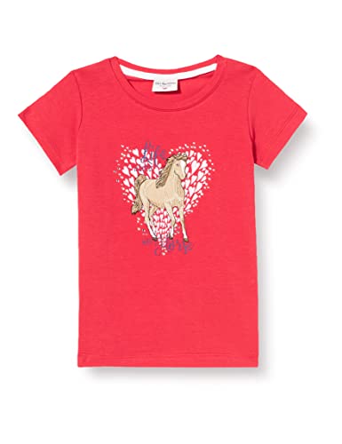 T-Shirt Mädchen mit Pferde-Applikation von SALT AND PEPPER