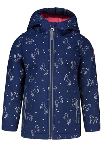 SALT AND PEPPER Mädchen Softshelljacke mit Allover Pferde Print von SALT AND PEPPER