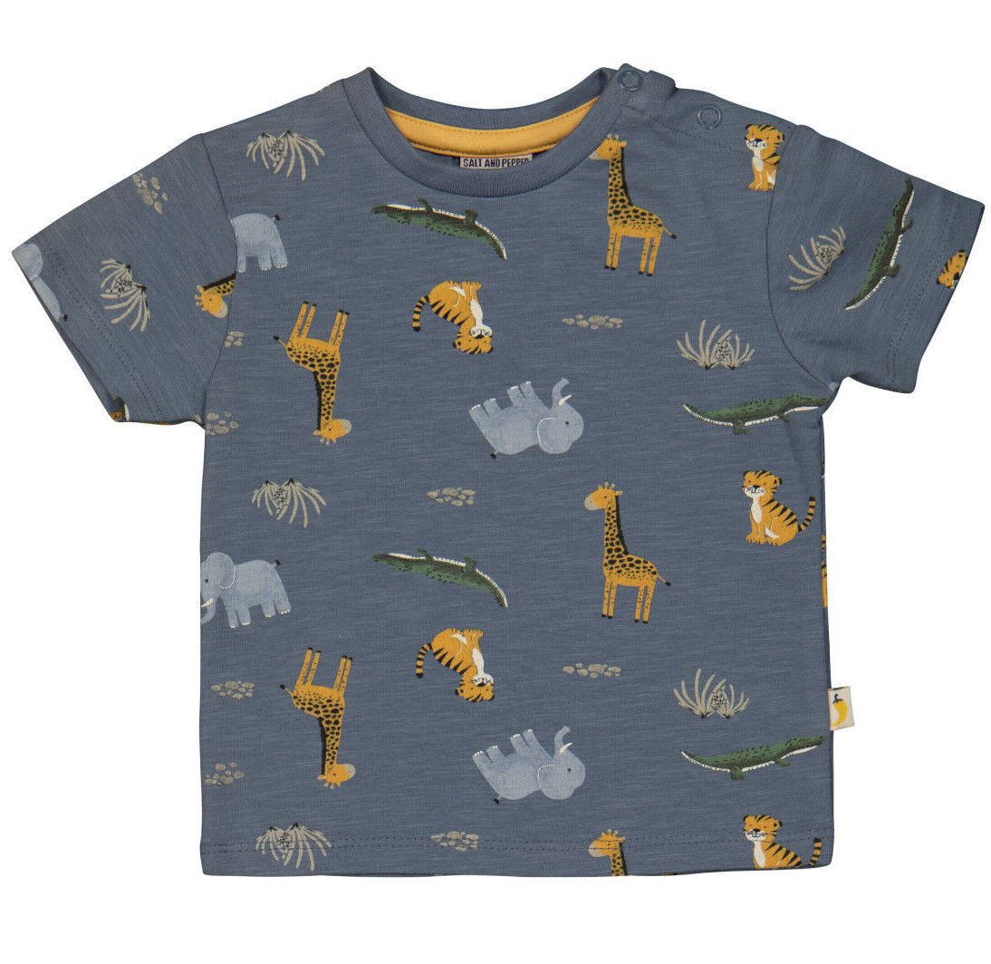 SALT AND PEPPER T-Shirt Salt and Pepper® Baby Jungen T-Shirt Animals Organic von SALT AND PEPPER