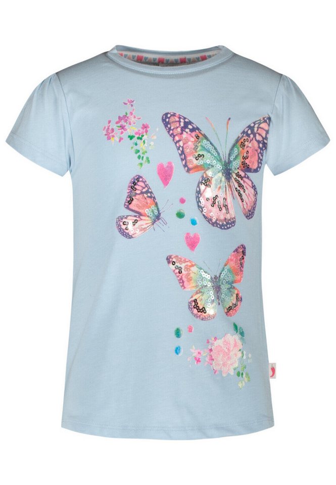 SALT AND PEPPER T-Shirt Salt and Pepper® Mädchen T-Shirt Schmetterling von SALT AND PEPPER