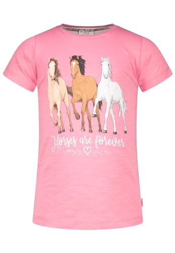 SALT AND PEPPER T-Shirt Shirt Kurzarm 3 Pferde pink 140 von SALT AND PEPPER