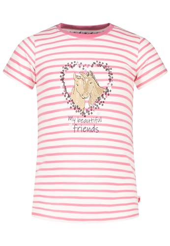 SALT AND PEPPER T-Shirt Shirt Kurzarm Pferd Horses Herz Glitzer Fohlen (DE/NL/SE/PL, Numerisch, 140, 146, Regular, rosa) von SALT AND PEPPER