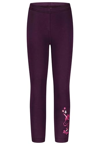 SALT AND PEPPER Mädchen Thermo Leggings Emb Unicorn Baby- Und Kleinkind-Ausstattung, BlackBerry, 104 EU von SALT AND PEPPER