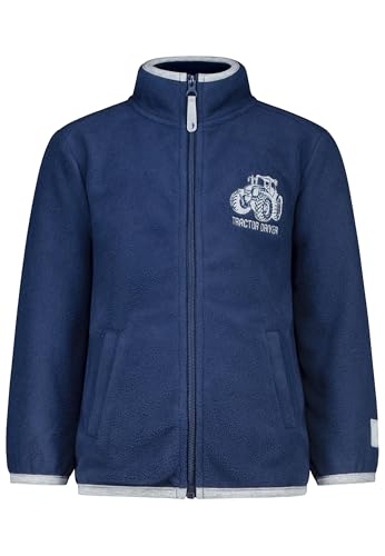 SALT AND PEPPER warme Jungen Fleece Jacke mit Traktor Stickerei von SALT AND PEPPER