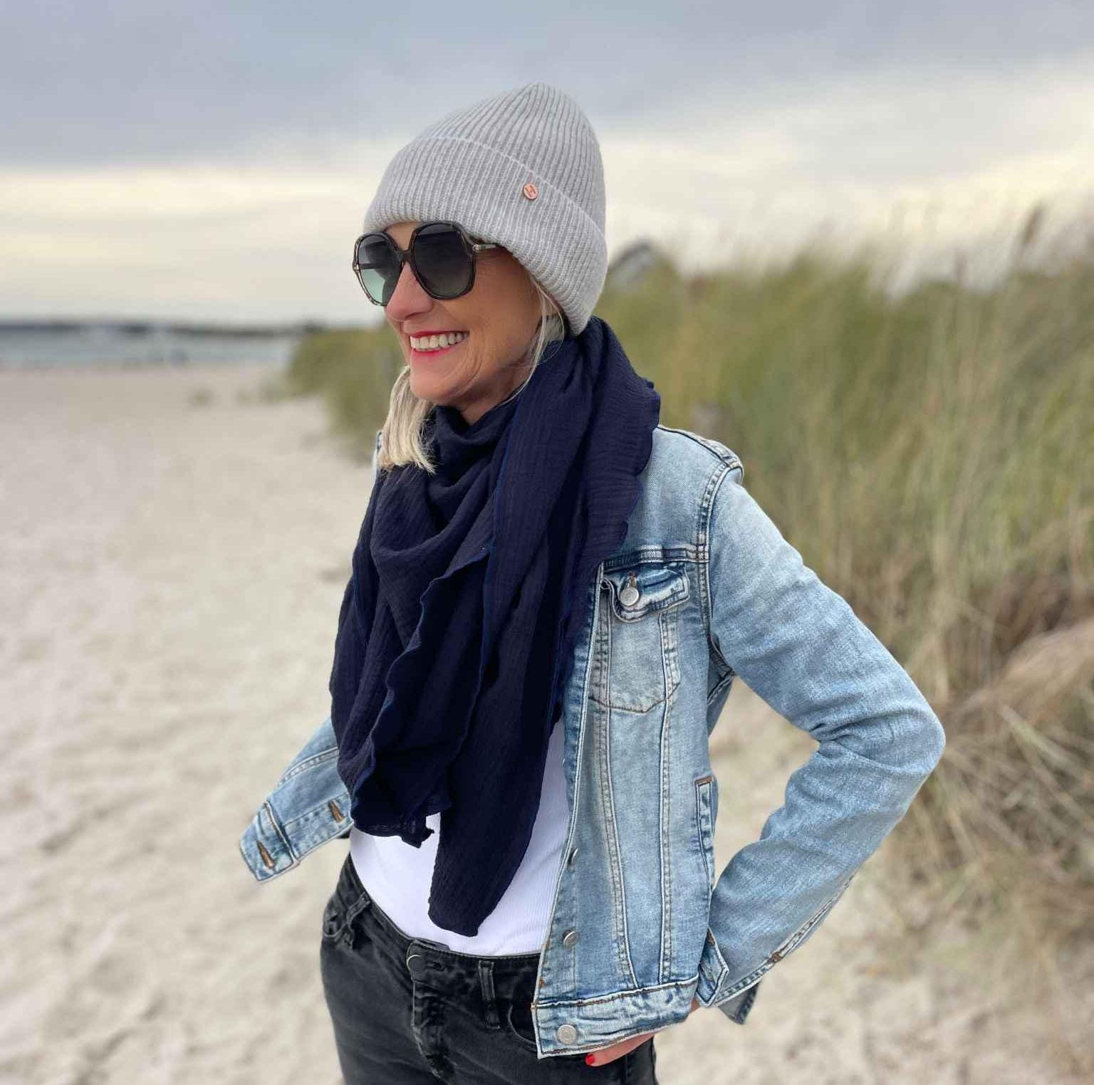 Musselintuch Damen Blau Musselin Schal Halstuch Dreieckstuch Xxl Tücher Tuch Aus Baumwolle Musselintuch Damen Blau Musselin Schal Halstuch Dreieckstuch Xxl Tücher Tuch Aus Baumwolle von SALTANDSANDfashion