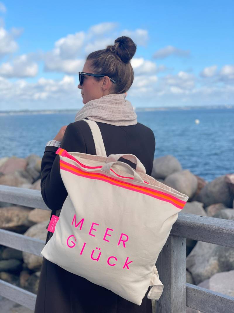 Strandrucksack Meer Glück Beige L Rucksack Maritim Canvas Damen Segelrucksack Strandtasche Salt & Sand Strandrucksack Meer Glück Beige L Rucksack Maritim Canvas Damen Segelrucksack Strandtasche Salt & Sand von SALTANDSANDfashion