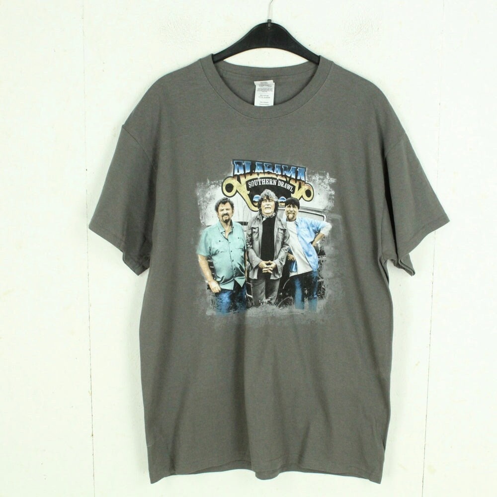 Vintage Alabama T-Shirt Gr. L Grau Mit Print Und Backprint Album Vintage Alabama T-Shirt Gr. L Grau Mit Print Und Backprint Album von SALTBERLIN