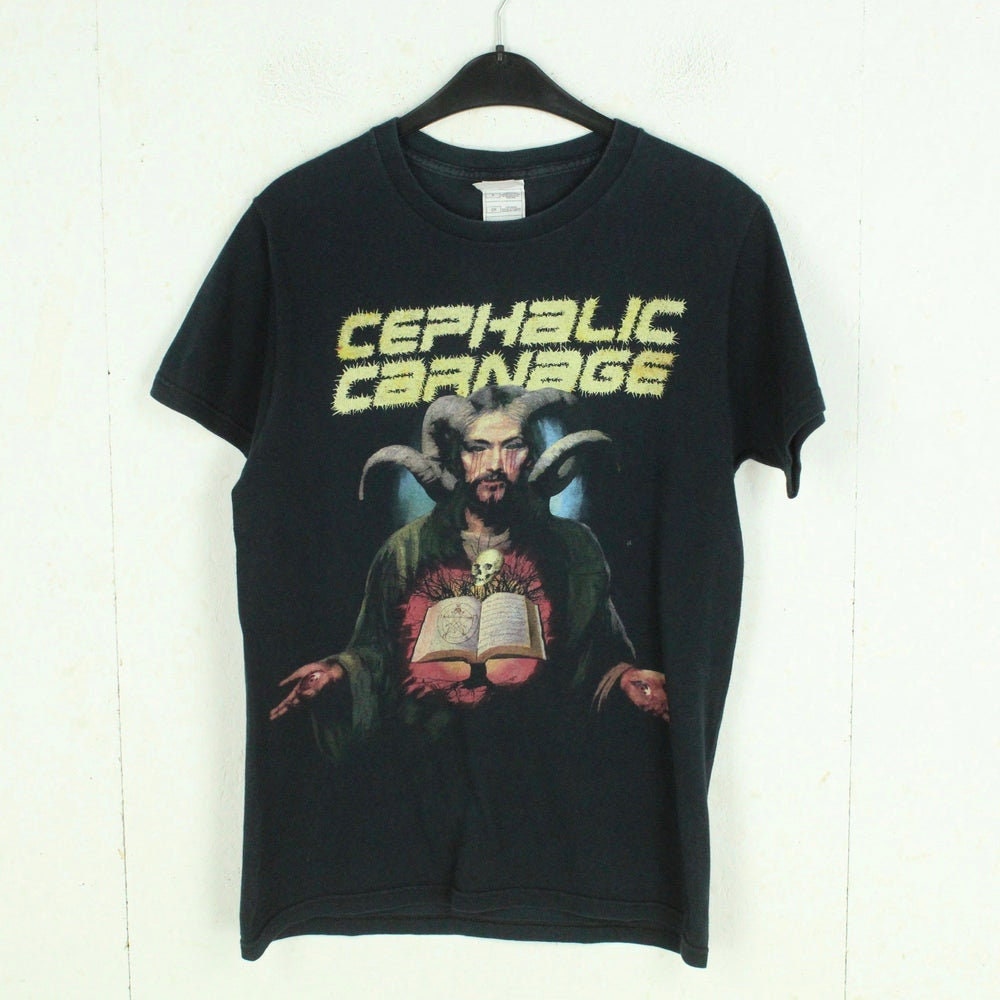 Vintage Cephalic Carnage T-Shirt Gr. S Blau Mit Print Vintage Cephalic Carnage T-Shirt Gr. S Blau Mit Print von SALTBERLIN