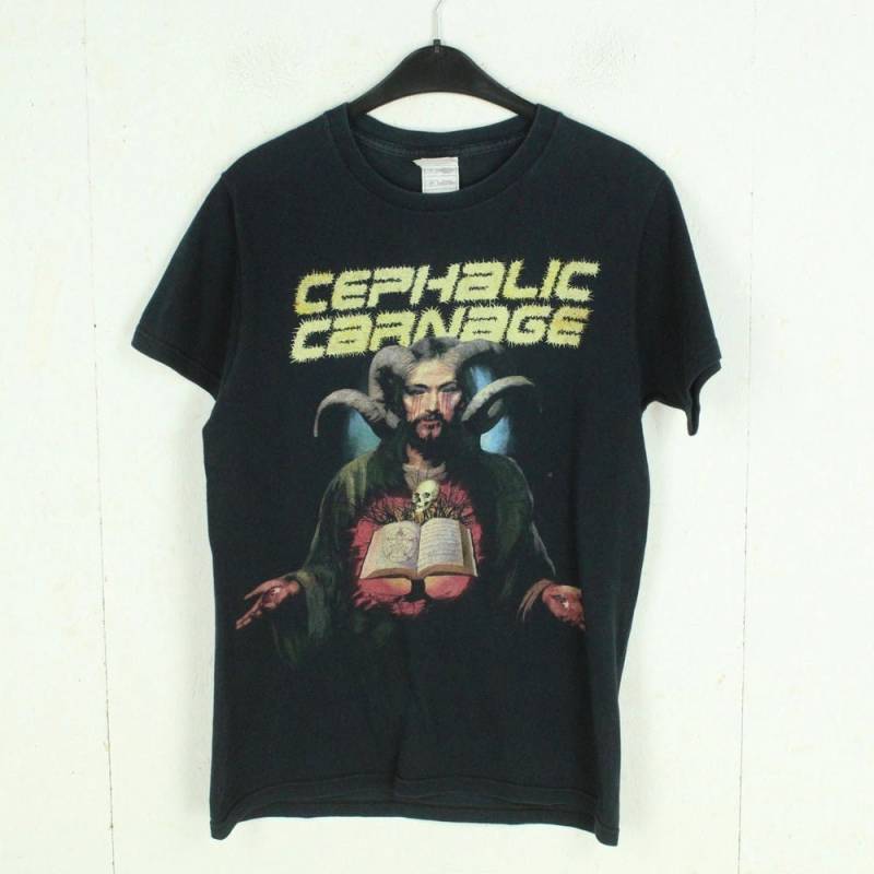 Vintage Cephalic Carnage T-Shirt Gr. S Blau Mit Print Vintage Cephalic Carnage T-Shirt Gr. S Blau Mit Print von SALTBERLIN