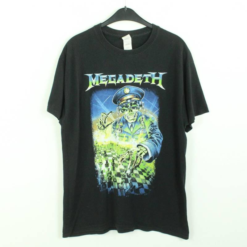 Vintage Megadeth T-Shirt/Bandshirt Gr. L Schwarz Mit Print Und Backprint von SALTBERLIN