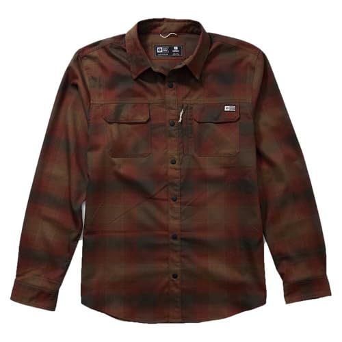Salty Crew Fathom Tech Flannel Long Sleeve Shirt L von Salty Crew