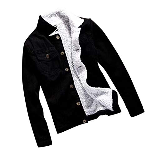 ZQTWJ Damen Herbst Winter Warme Teddyfutter Jeansjacke Flausch Fleece Sherpa Jacken Jeans Winterjacke Lässig Lose Fleecejacke Übergangsjacke Mantel Parka Langarmshirt Coat Outdoorjacke für Frauen von SALUCIA Bolero, Blazer & Jacke