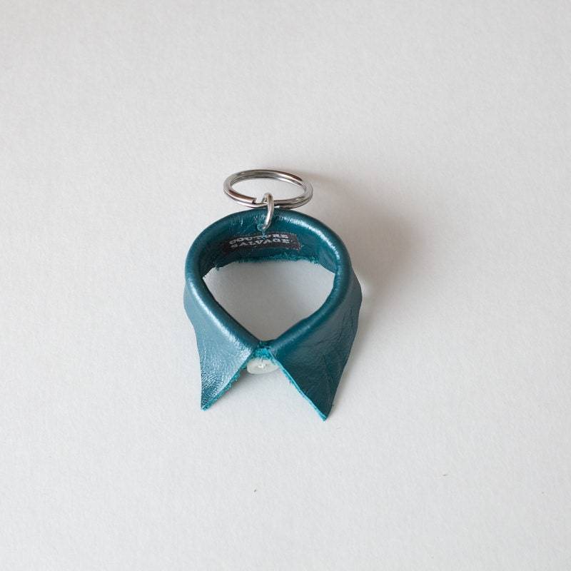 Leder Schlüsselanhänger - Blau-Grün Leder Schlüsselanhänger - Blau-Grün von SALVAGE5569