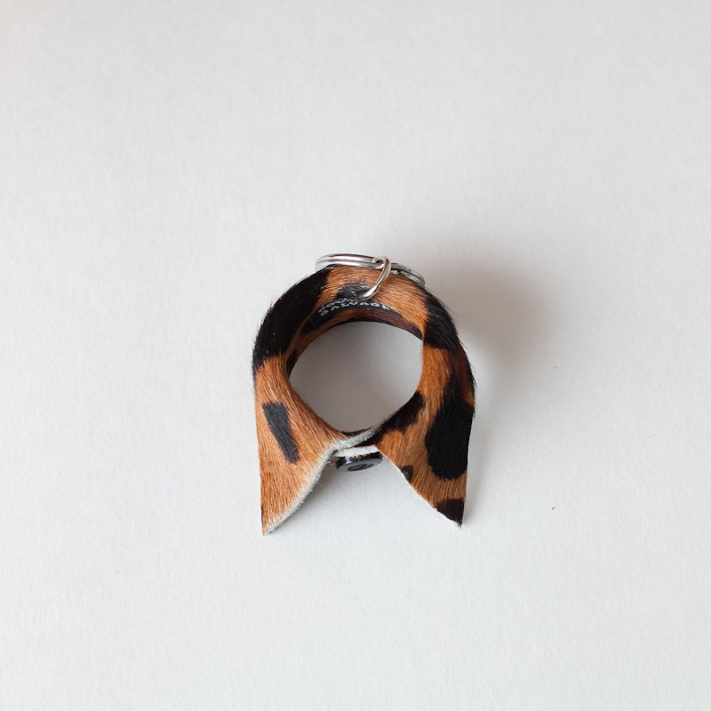 Leder Schlüsselanhänger - Leopard von SALVAGE5569