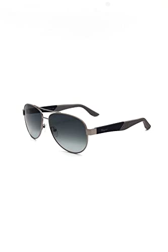 Salvatore Ferragamo Unisex SF275S 47201 Sunglasses, 021 Shiny Light rutherium, 62 von Salvatore Ferragamo