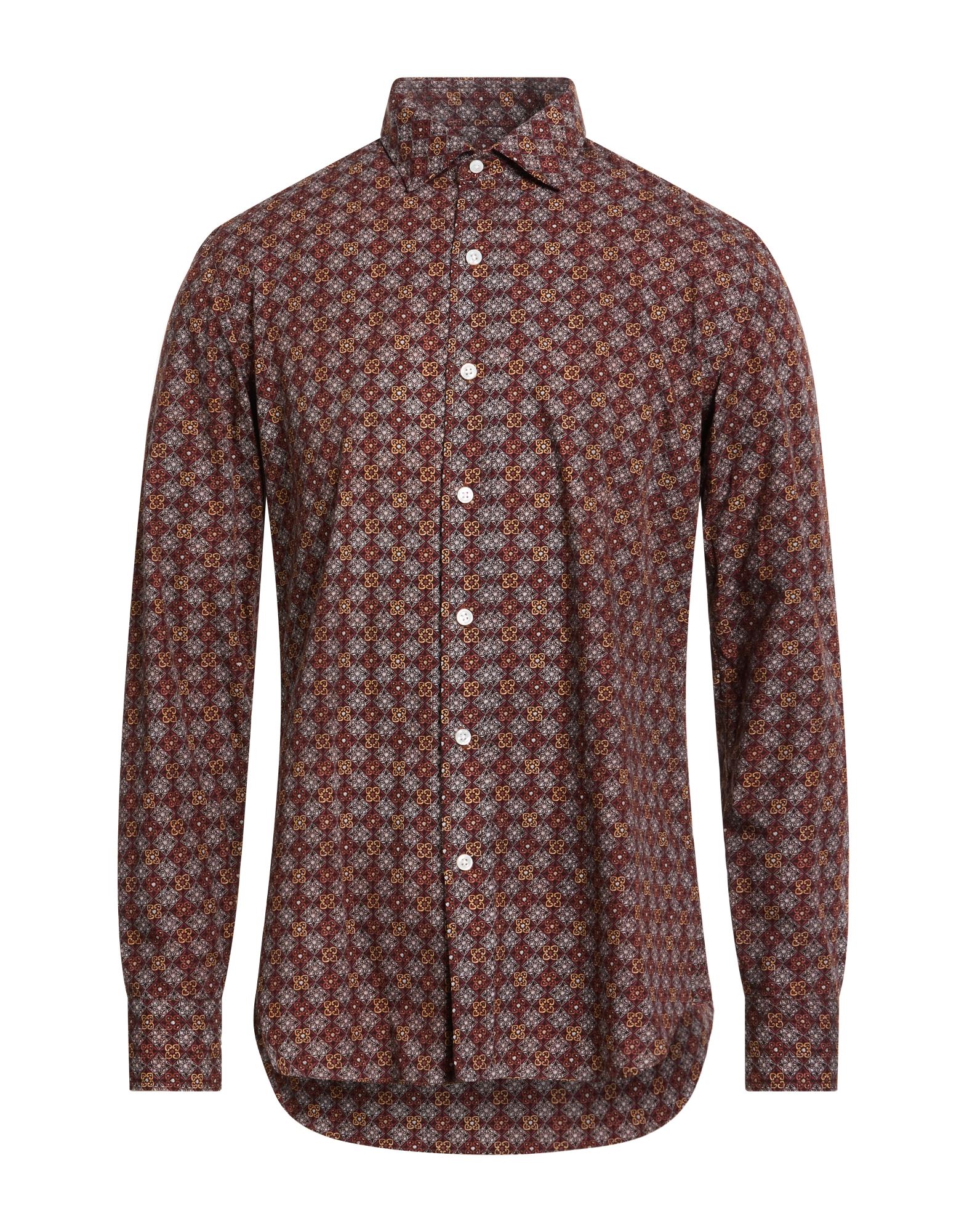 SALVATORE PICCOLO Hemd Herren Bordeaux von SALVATORE PICCOLO