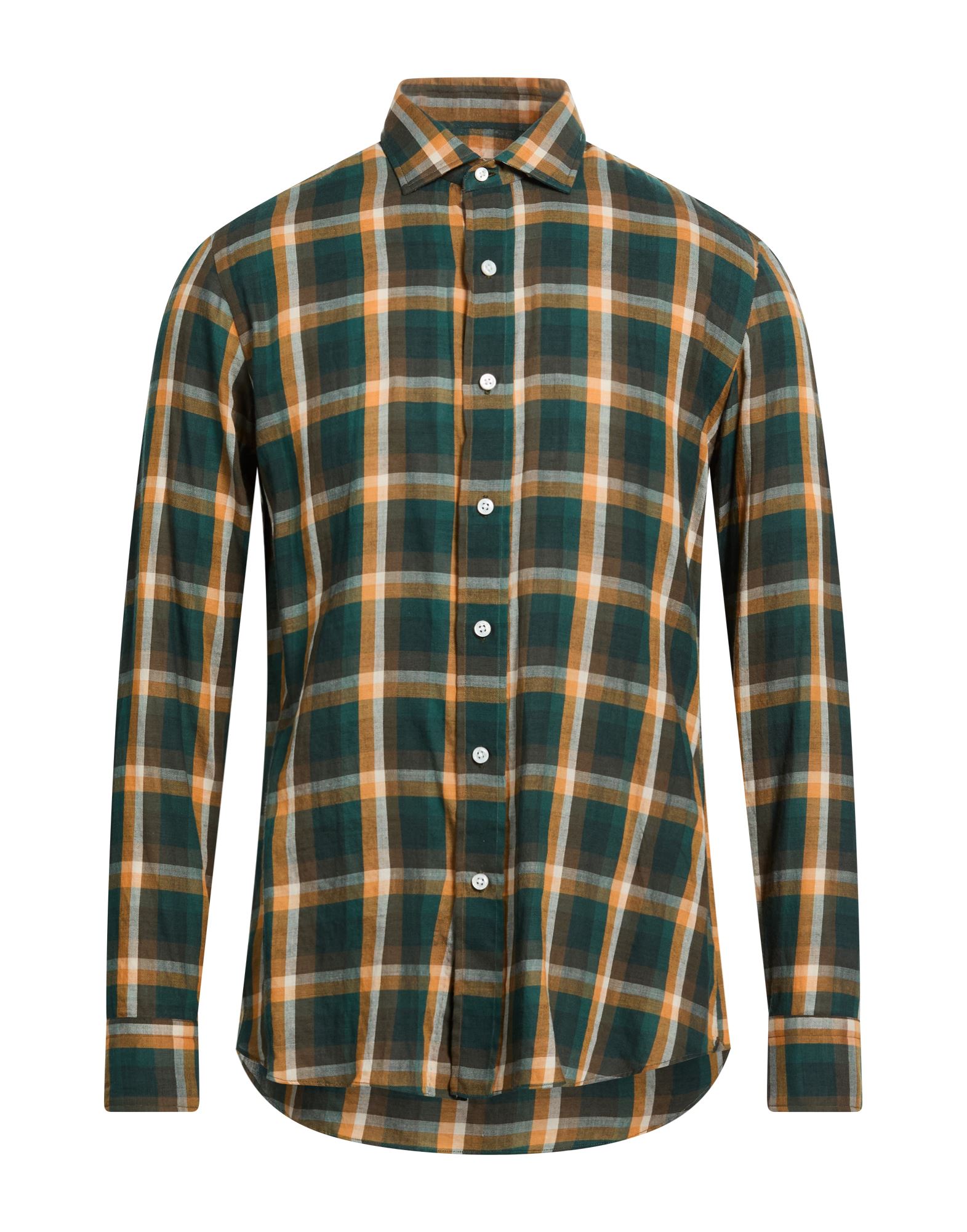 SALVATORE PICCOLO Hemd Herren Dunkelgrün von SALVATORE PICCOLO