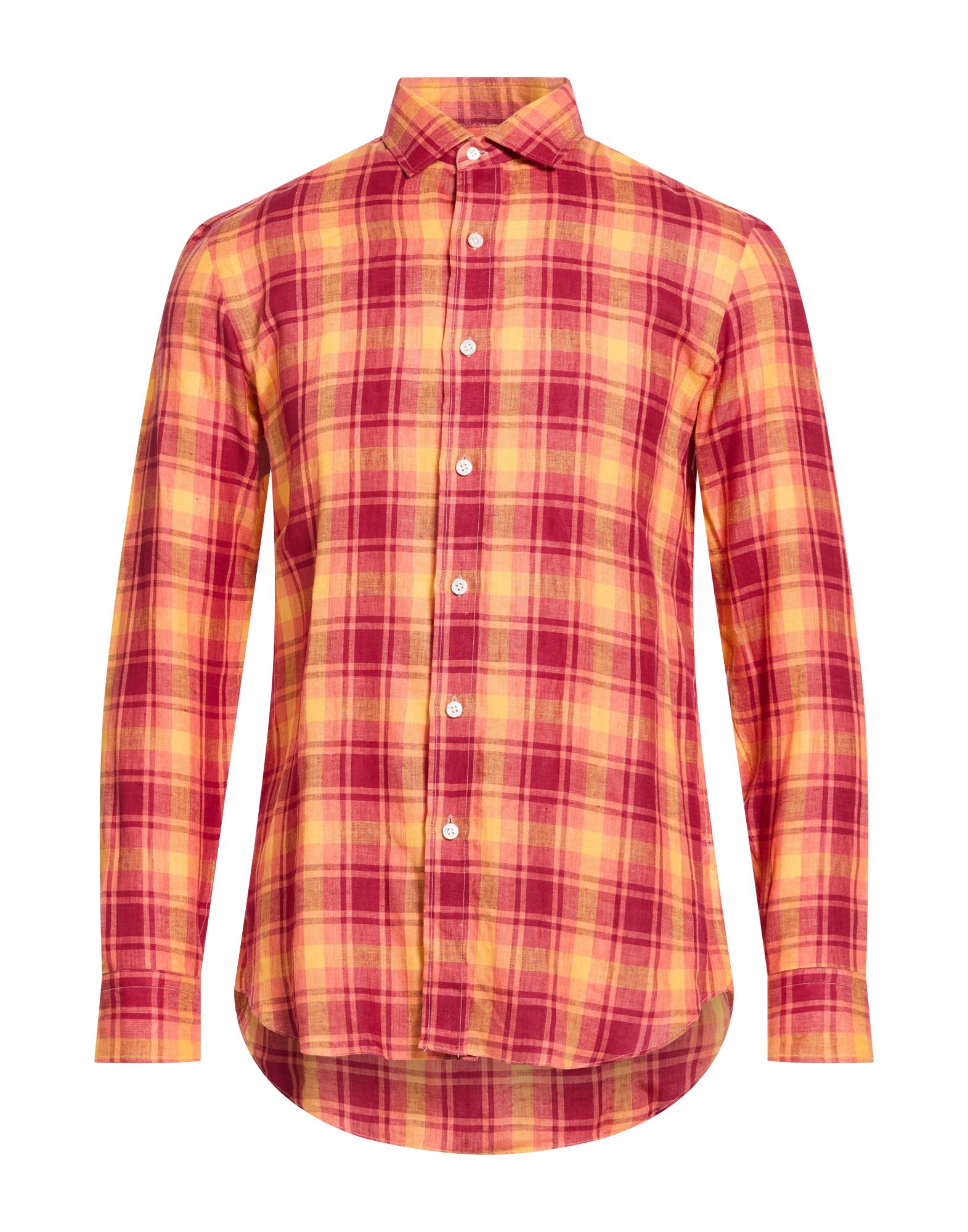 SALVATORE PICCOLO Hemd Herren Mandarine von SALVATORE PICCOLO