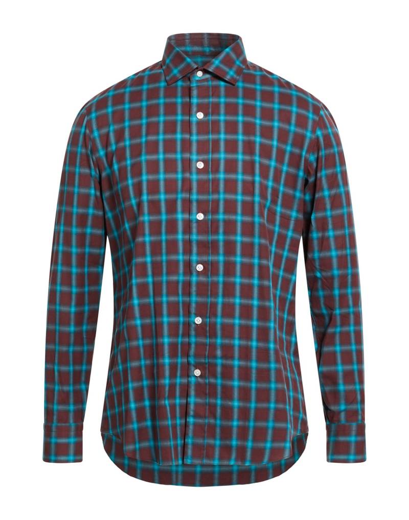 SALVATORE PICCOLO Hemd Herren Schokobraun von SALVATORE PICCOLO