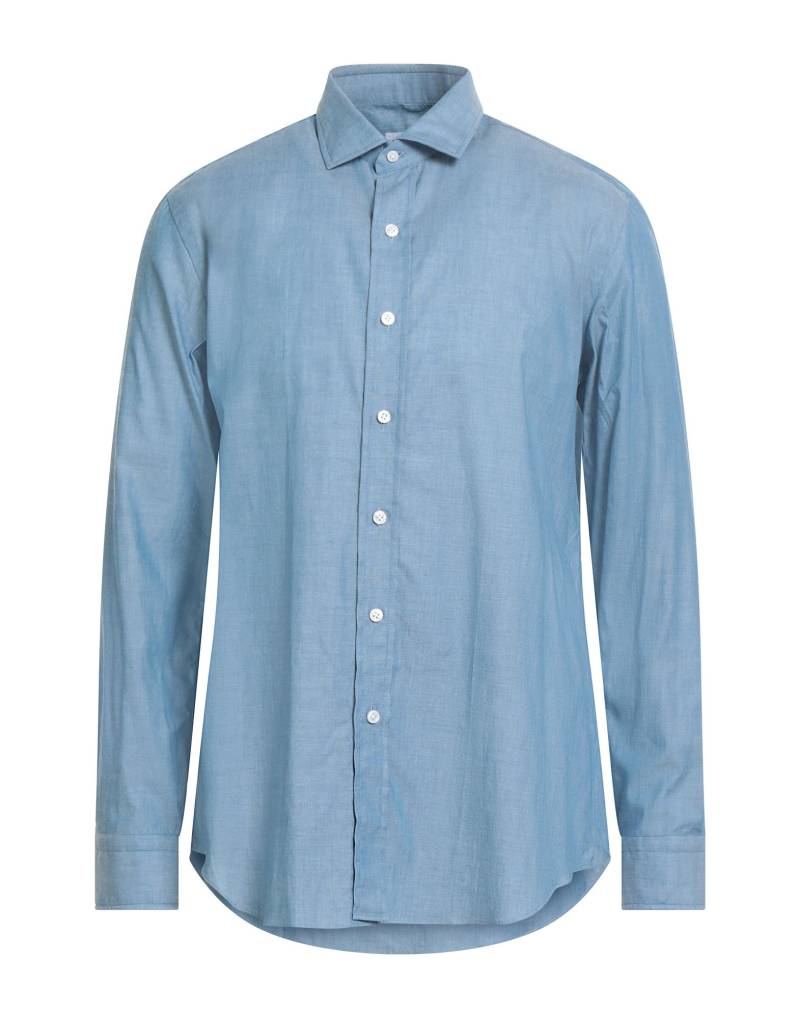 SALVATORE PICCOLO Jeanshemd Herren Blau von SALVATORE PICCOLO