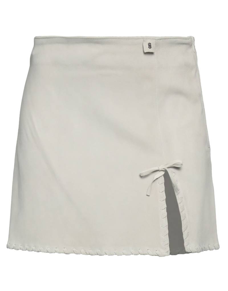 SALVATORE SANTORO Minirock Damen Grau von SALVATORE SANTORO