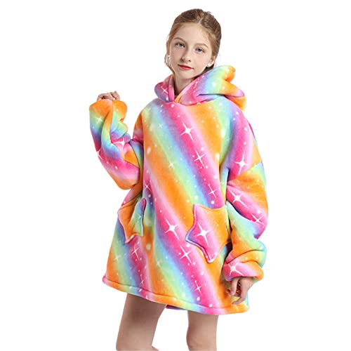 SALWINGS Hoodie-Sweatshirt, übergroße, warme Fluffle-Decke, riesiger Hoodie und riesige Tasche für Jungen, Mädchen, Einheitsgröße, Jackpot von SALWINGS