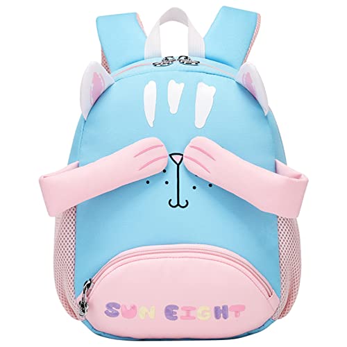 SALWINGS Kinderrucksack Leichter Kleinkindrucksack, süße Cartoon-Schultasche für Vorschulkindergarten, kleine Jungen, Mädchen, 2-5 Jahre, Kätzchen von SALWINGS