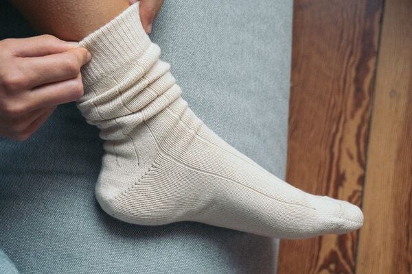 2 Paar Grobstricksocken Bio-Baumwolle von SALZWASSER von SALZWASSER